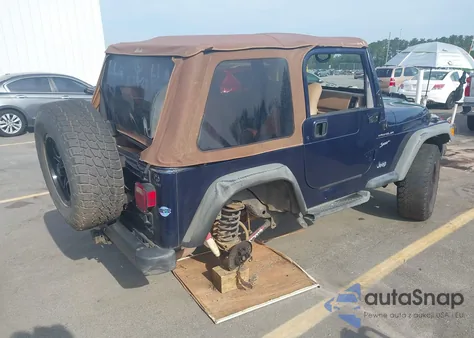 2002 Jeep Wrangler Sport из США, поврежденный, VIN 1J4FA49S72P729703